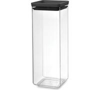 brabantia Tasty + Recipiente Cuadrado Apilable - Dark Grey - 2,5 L brabantia