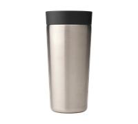 Brabantia Taza térmica Make & Take 0,36 L, Smart Click, 6 h caliente/8 h fría, Gris oscuro