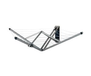 Brabantia Tendedero WallFix 24 m con funda de tela Gris