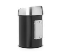Brabantia Papelera Touch Bin 364440 3 l cromo-negro