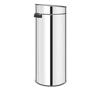 Brabantia Touch Bin - Cubo de basura, 30 Litros, acero brillante