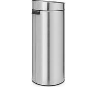 brabantia Touch Bin New 30 Litros, Cubo Interior de Plástico - Matt Steel brabantia