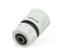 Bradas Conector de línea blanca WL-2140 para manguera de 1/2 o 5/8 pulgadas, pieza final, blanco, 4x2x2 cm, 1 pieza