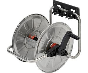 BradasAG131: Carrete portátil para manguera de pared, zincado, 1/2"