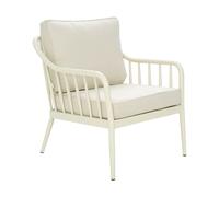 Brafab Butaca Coleville Pearl white-punto beige