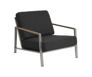 Brafab Butaca Naos Acero inoxidable-nearly black