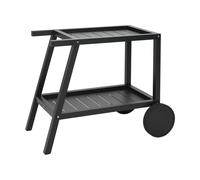 Brafab Carrito de servicio Samvaro 86x49x69 cm Negro