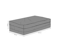 Brafab Funda protectora para Brafab sofá Negro 220 cm