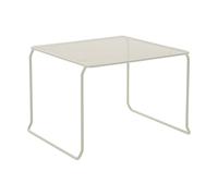 Brafab Mesa auxiliar Haru Pearl white. 54x54 cm