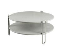 Brafab Mesa de centro Blixt Light grey Ø85 cm