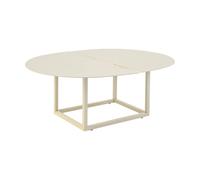 Brafab Mesa de centro Olive Pearl white. 110x80 cm