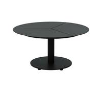 Brafab Mesa de centro Peace Negro. Ø80x40 cm