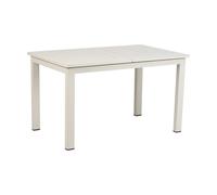 Brafab Mesa de comedor Lomma Light grey. 128-187x80x73 cm
