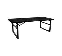 Brafab Mesa de comedor Vevi Negro 230 cm