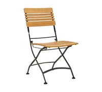 Brafab Silla de comedor Brewer Negro-teca