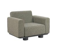 Brafab Sillón Bolster Antracita-teddy verde
