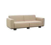 Brafab Sofá Bolster Antracita-teddy beige. 2.5 plazas
