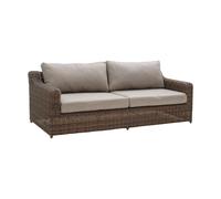 Brafab Sofá Glendon de 3 plazas Dark Brown-soft moose