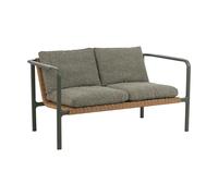 Brafab Sofá Motty Nordic green-teddy verde. 2 plazas
