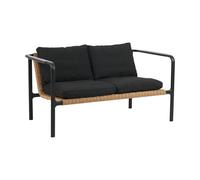 Brafab Sofá Motty Svart-teddy black. 2 plazas