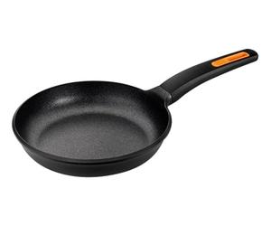 Braisogona Efficient Plus - Sartén de aluminio fundido, color negro, aluminio fundido, negro, 18 cm
