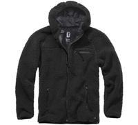 Brandit Chaqueta Teddyfleece Worker – Negro – Talla M