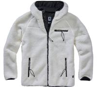 Brandit Teddyfleece Worker Chaqueta, Blanco, Talla L