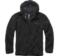 Brandit Teddyfleece Worker Chaqueta, negro, Talla 4XL
