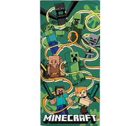 BrandMac Toalla de playa Minecraft Funtage 70 x 140 cm suave y absorbente 100% algodón para niños
