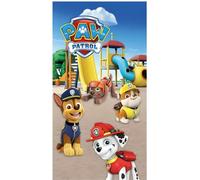 BrandMac Toalla de playa y baño de la Patrulla Canina de 70 x 140 cm, 100 % algodón, suave y absorbente, toalla de baño y natación para niños, toalla oficial de la Patrulla Canina, ideal para playa