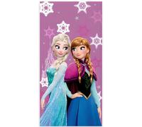 BrandMac Toalla de Playa y de La Reina de Hielo de Disney 70x140 cm, 100% Algodón | Toalla de Baño y de Natación Suave y Absorbente para Niños | Ideal para la Playa, el Baño y la Piscina