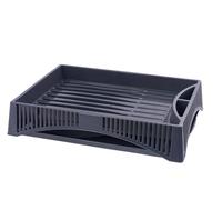 BranQ Home essential ELBA - Escurreplatos en antracita, sin BPA