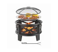 Brasero Barril Cesta Hoguera Parrilla Protector chispas