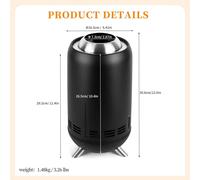 Brasero - Chimenea portátil - Hoguera - Fuego de mesa - Mesa - Portátil - Pellets - Madera - Combustible - Ligero
