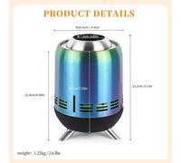 Brasero - Chimenea portátil - Hoguera - Fuego de mesa - Mesa - Portátil - Pellets - Madera - Combustible - Ligero