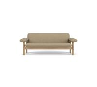 Audo Copenhagen Sofá Brasilia 2 plazas Natural oak-Audo Bouclé 02