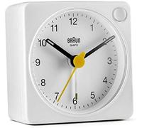 Braun bc 02 xw quartz alarm white with light switch marca braun