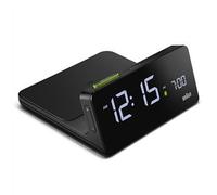 Braun BC-21-B Reloj Despertador Digital Negro con Carga Inalámbrica