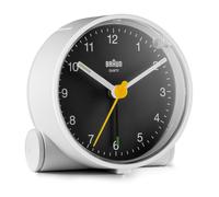 Braun bc01wb reloj despertador analógico negro, blanco