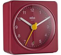 Braun bc02r despertador reloj despertador analógico rojo