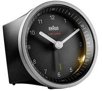 Braun bc07sb-dcf reloj despertador analógico negro, plata