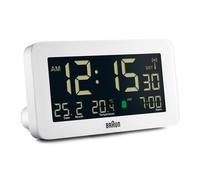 Braun bc10 reloj despertador digital blanco