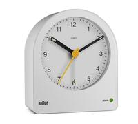 Braun bc22 reloj despertador analógico blanco, amarillo