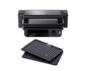 Braun MultiGrill 5 Grill de contacto CG 5010 Negro/Acero inoxidable CG5010I-CG5010IGY