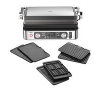 Braun Parrilla de contacto MultiGrill 9 CG 9167 – Placas y gofres, 2000W, Negro/Acero
