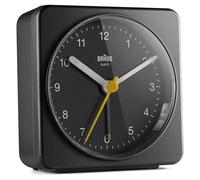 Braun Reloj Despertador Analógico Clásico Bc03 - Completamente Negro - BC03B