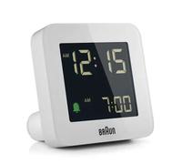 Braun - Reloj despertador digital BC09, blanco 4007218670199