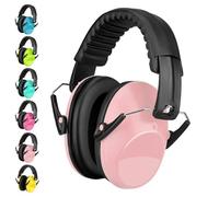BraveKoi Auriculares Antirruido para Niños, SNR 26dB Auriculares Antiruido para Niños de 3 a 16 años, Estudiantes, Auriculares Antiruido Fácilmente Ajustables y Plegables para Autismo, TDAH, Fuegos