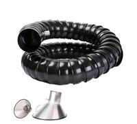 Brazo colector Flexible con Cubierta, Extractor de Aire articulado de 3 m (9,8 pies) para Aplicaciones de Grabado láser, extracción de Humos de Soldadura y Soldadura Fuerte, y Marcado.
