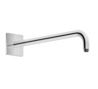 Brazo de ducha Duravit curvado, sólo para duchas de techo de hasta 240 mm, roseta angular, UV0670030000, Color: cromado